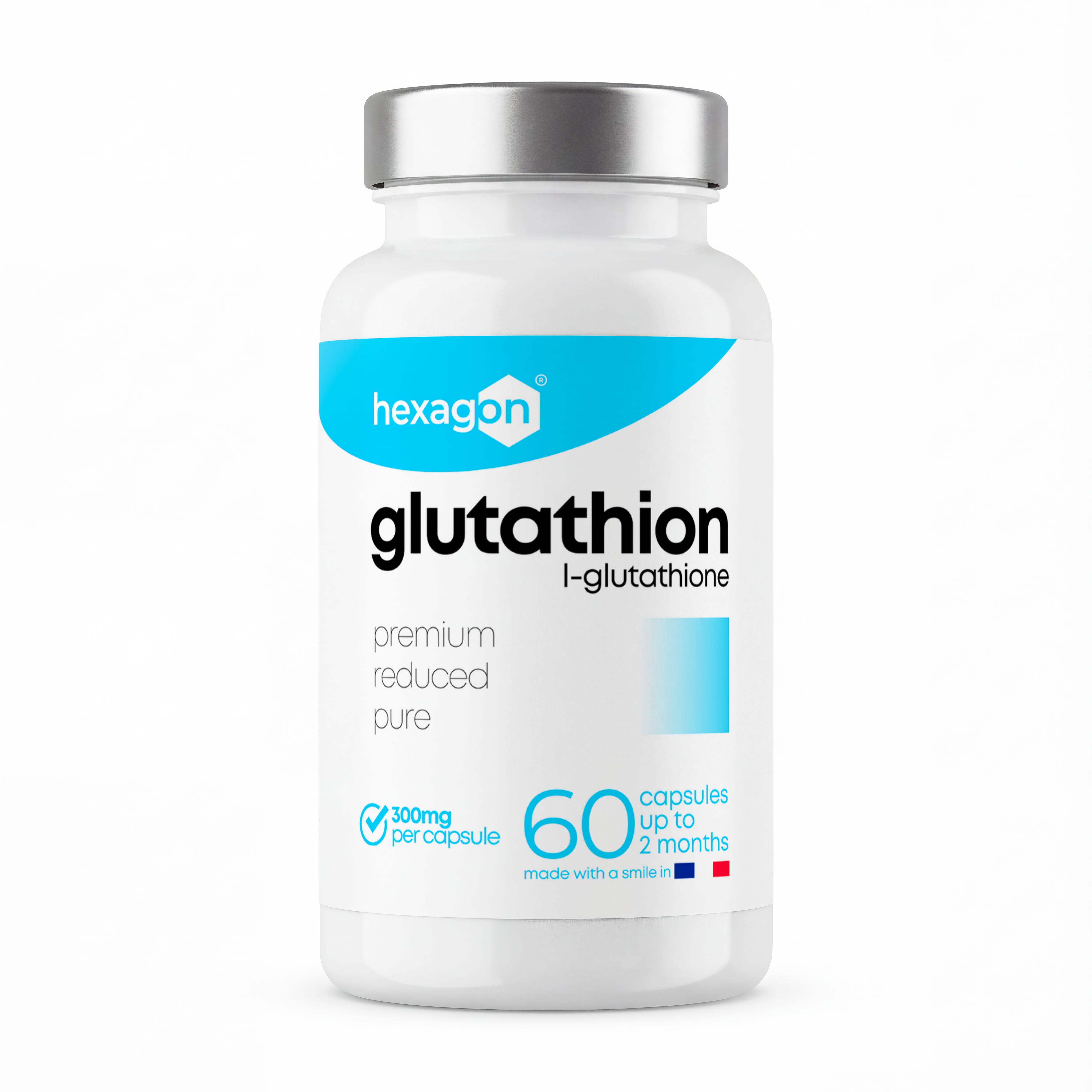 Glutatión 300mg - L-Glutatión Reducido - 60 Cápsulas