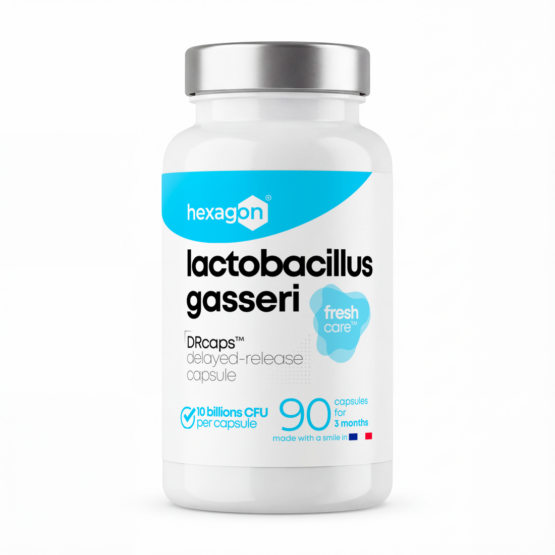 Lactobacillus Gasseri - 10 Milliards CFU / Gélule - Digestion & Bien-être - 90 Gélules