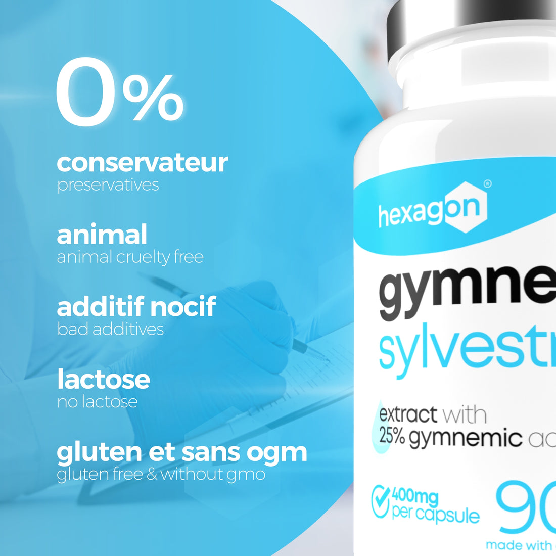 Gymnema Sylvestre - G. Sylvestris - Envies Sucrées & Glycémie - 90 Gélules