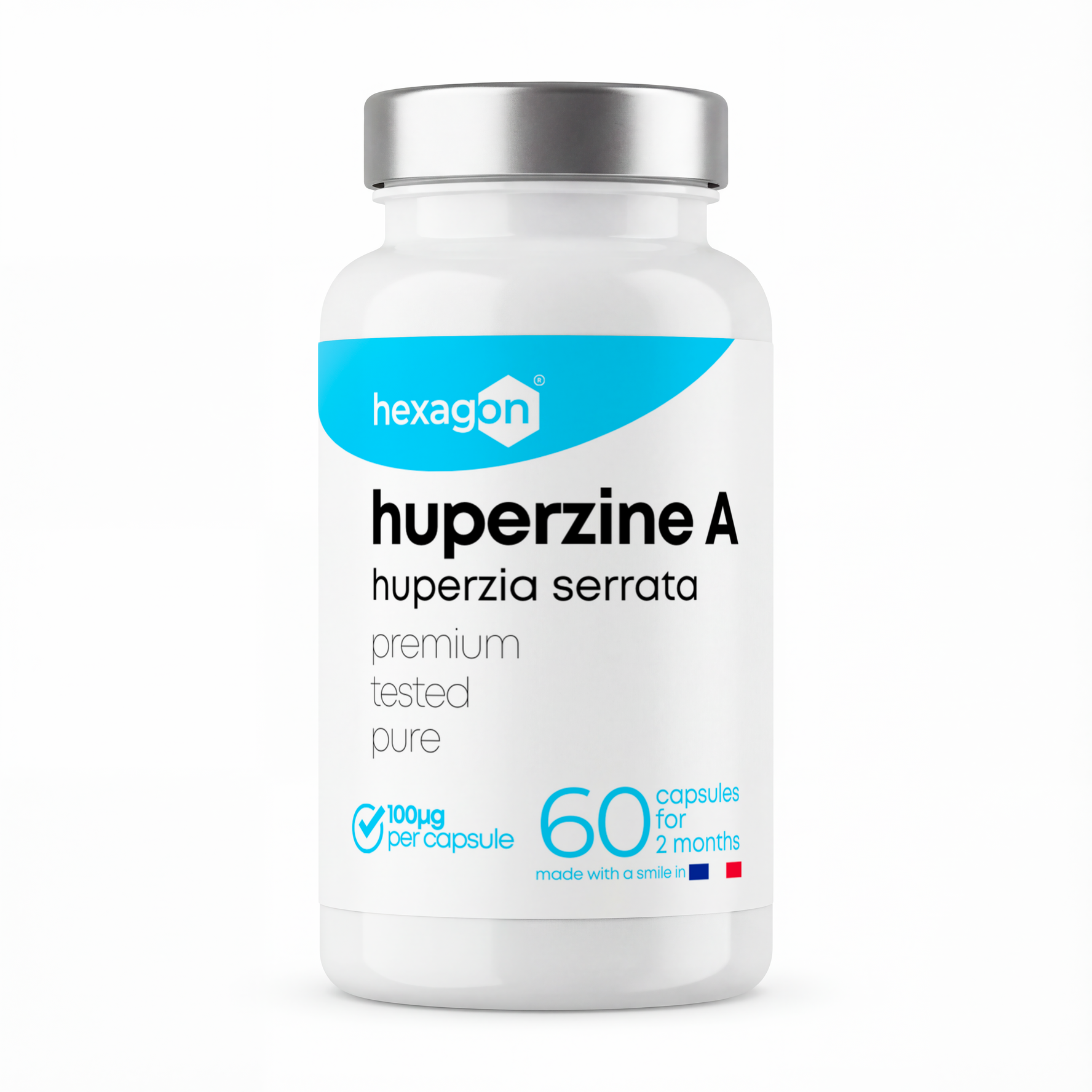 Huperzine A 100mcg - Huperzia Serrata - Focus & Concentration - 60 Gélules