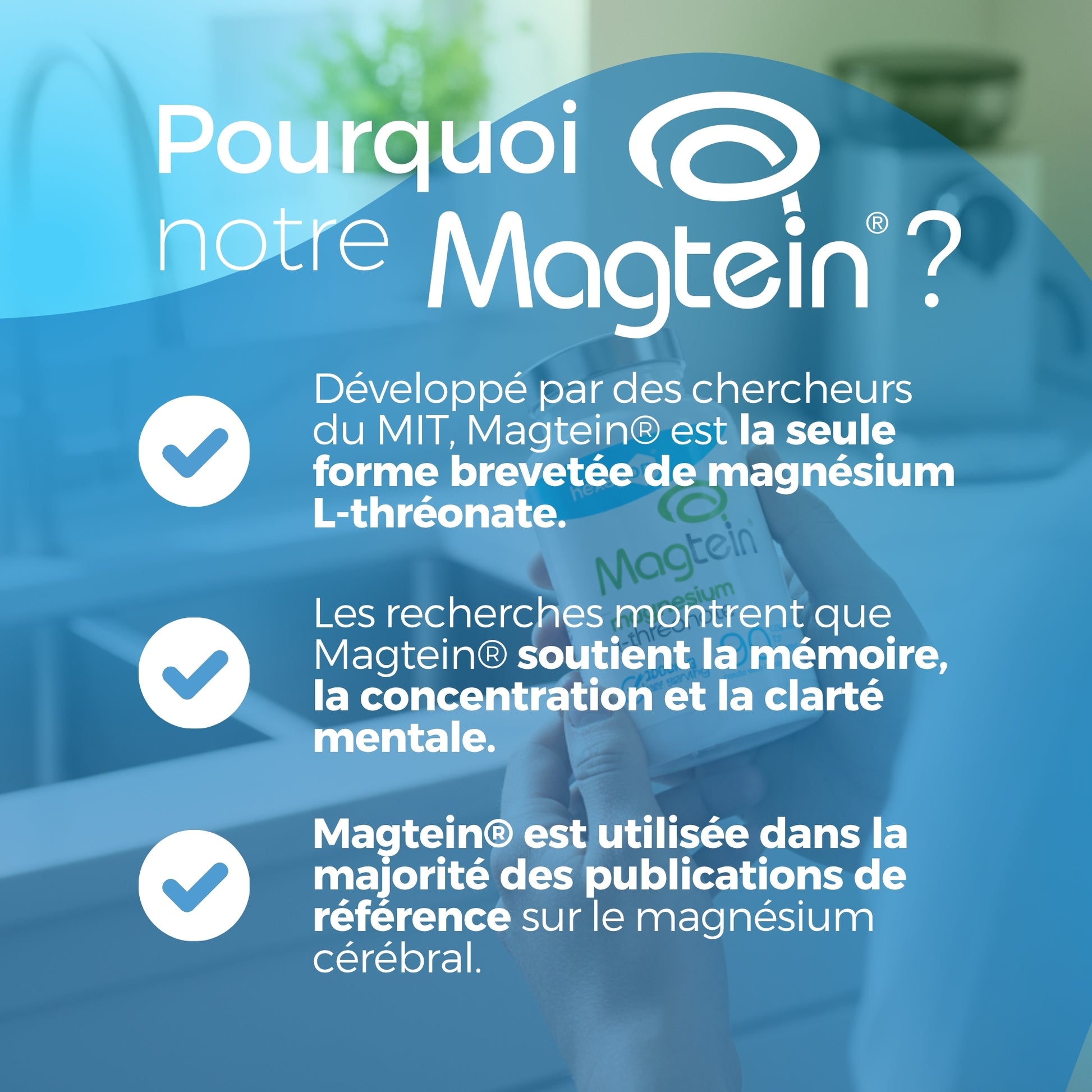 Magtein magnésium L-thréonate breveté MIT