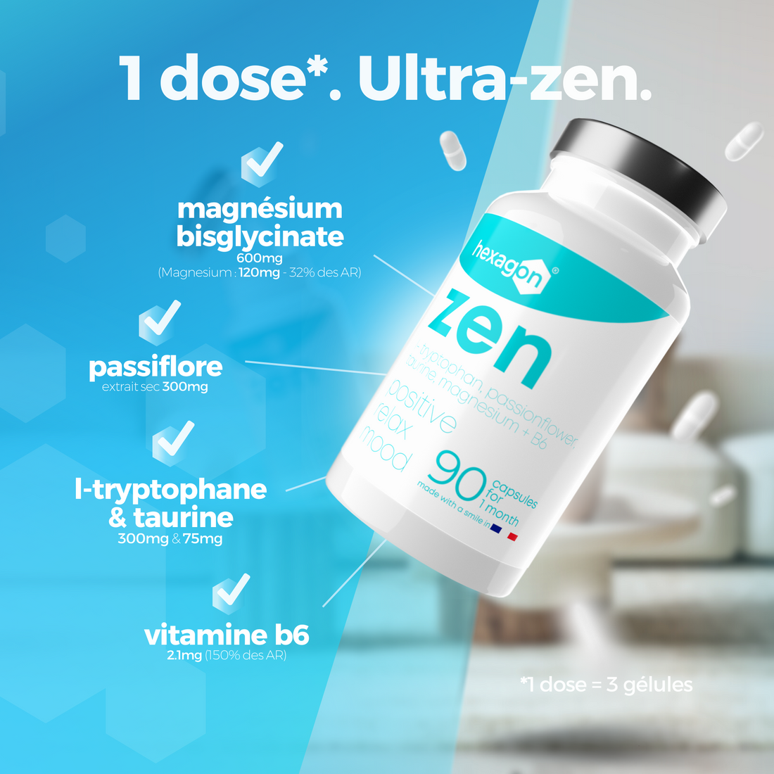 Zen - Complejo Antiestrés - 90 Cápsulas