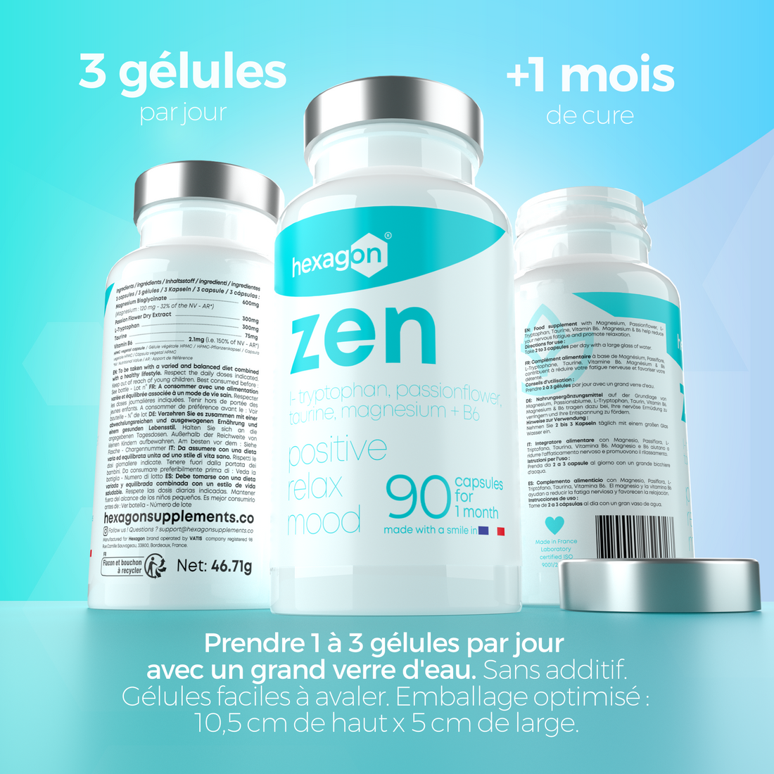 Zen - Complejo Antiestrés - 90 Cápsulas