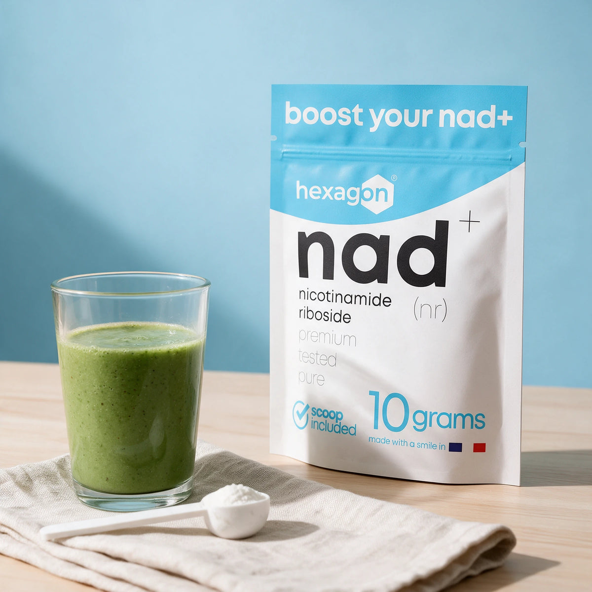 NAD+ poudre Hexagon® — Din ritual