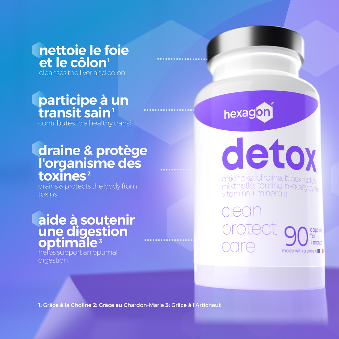 Detox - Complexe Détoxifiant - 90 Gélules