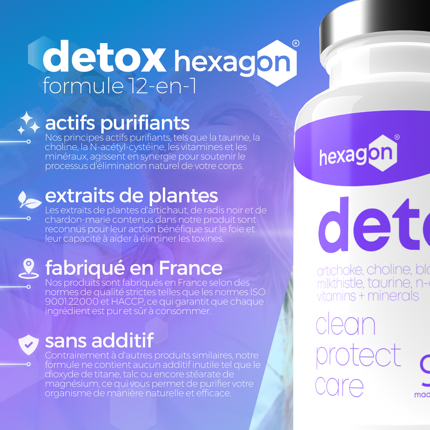 [PRECOMMANDE] Detox - Complexe Détoxifiant - 90 Gélules