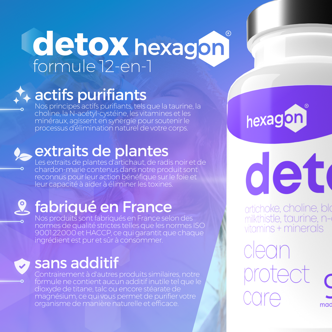 Detox - Complexe Détoxifiant - 90 Gélules