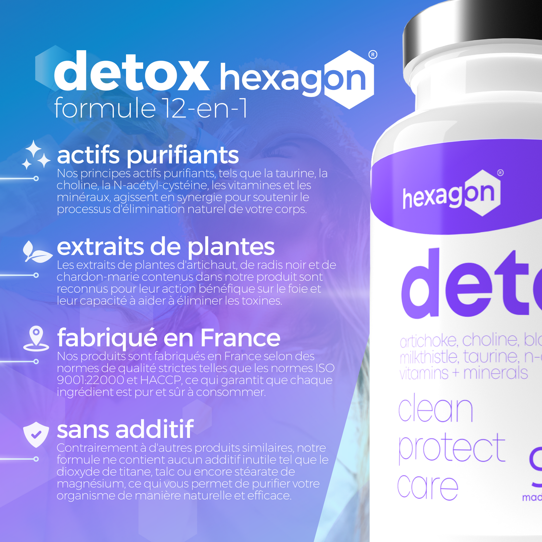 Detox - Complexe Détoxifiant - 90 Gélules