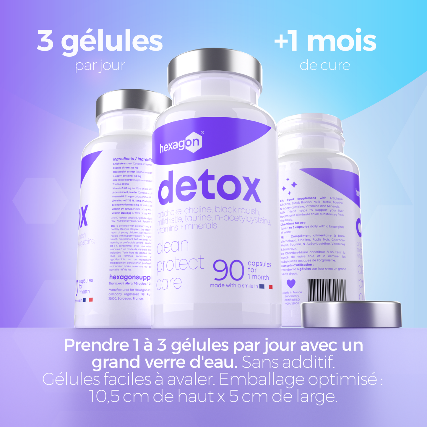 [PRECOMMANDE] Detox - Complexe Détoxifiant - 90 Gélules