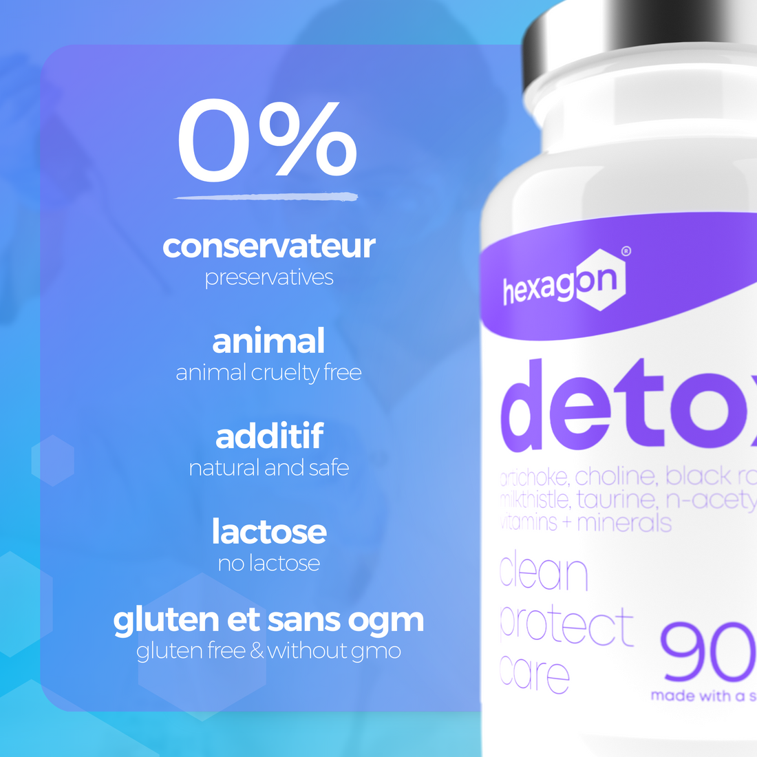 Detox - Complexe Détoxifiant - 90 Gélules