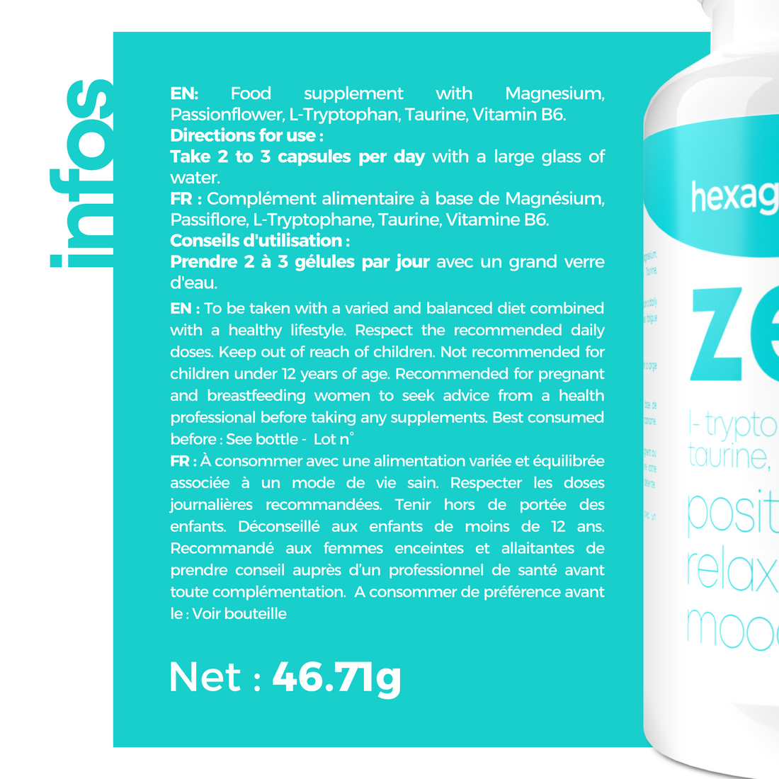 Zen - Complejo Antiestrés - 90 Cápsulas